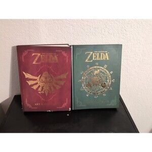 The Legend of Zelda 2 book set: Art and Artifacts, Hyrule Historia. Hardcover